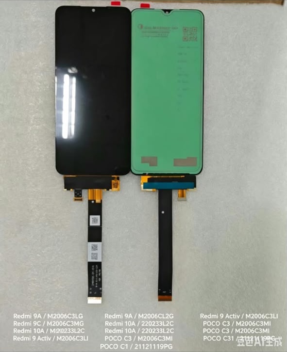 Redmi 9A 9C 10A Poco C3 Screen