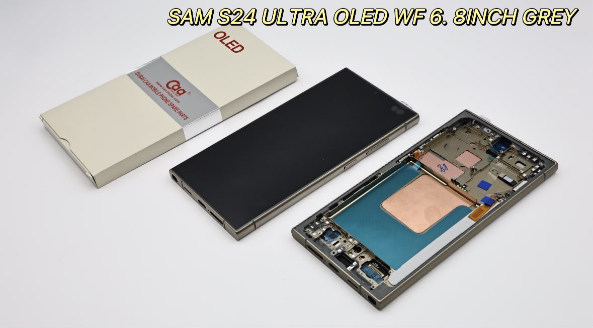 Samsung S24 Ultra Frame and Screen - Grey