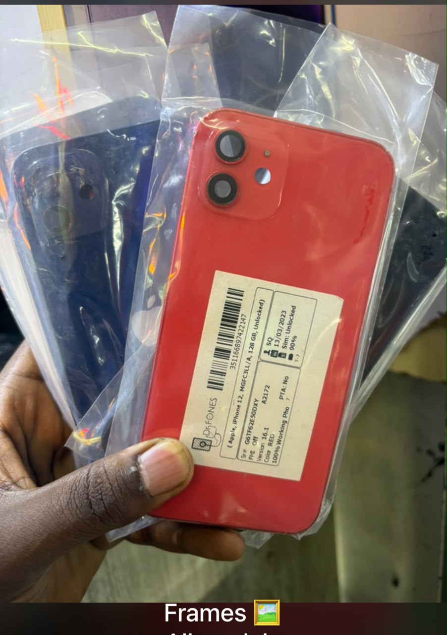 iPhone 12 Back Housing / Frame - Red
