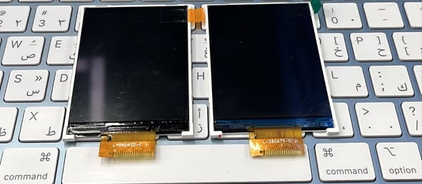 17pin Big Red and Green LCD