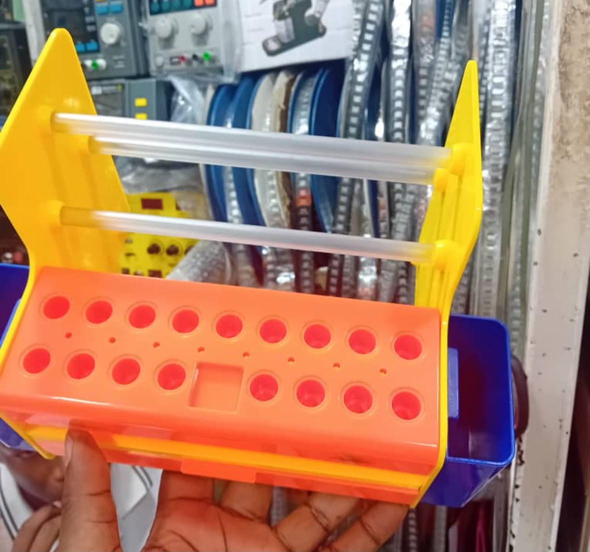 Rotating Screwdriver Bit Organizer Rack