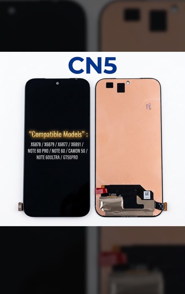 Tecno CN5 Screen Assembly (Note 60 series)