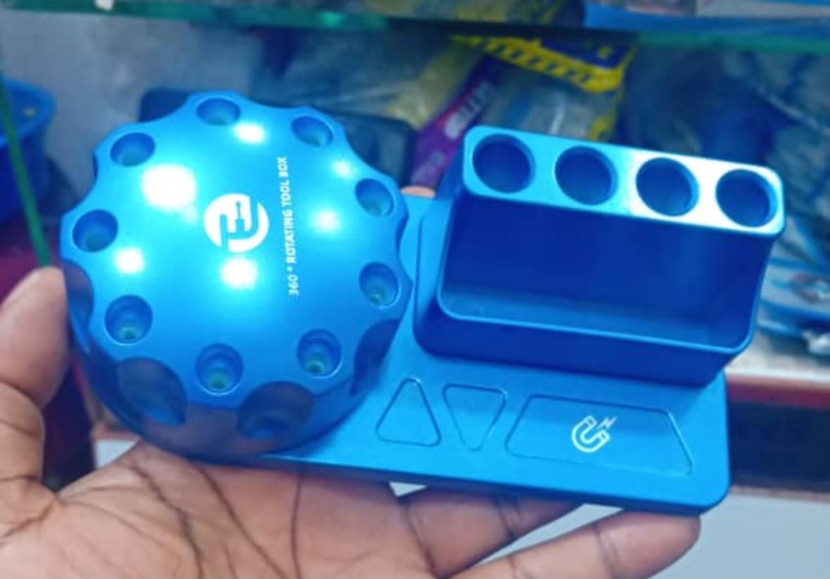 360° Rotating Magnetic Tool Box (Bit Holder)