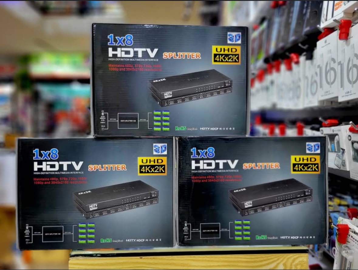 1x8 HDTV Splitter UHD 4Kx2K