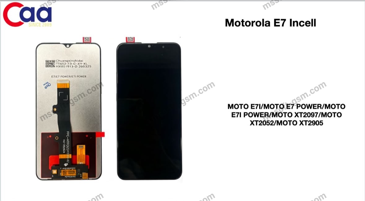 Motorola E7 Incell Screen