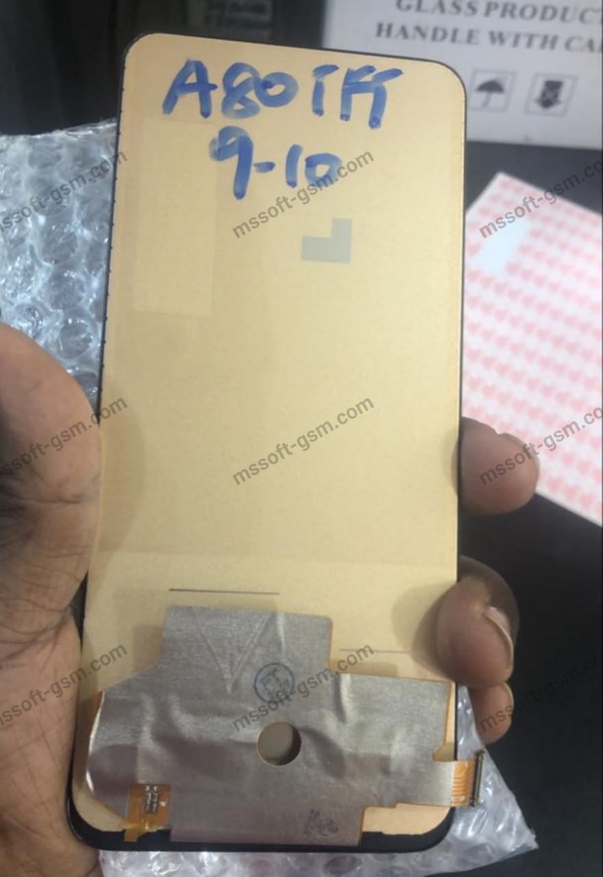 Samsung A80 Screen - Labelled "A80" (TFT)