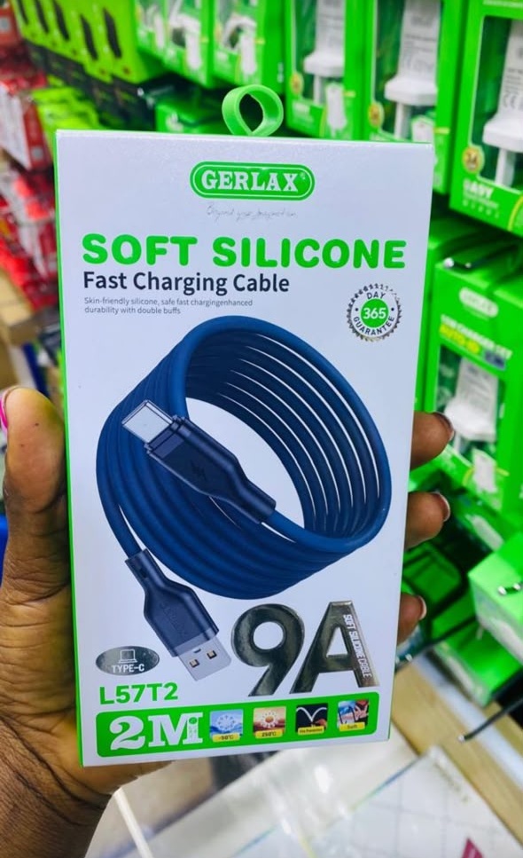 Gerlax L57T2 9A 2M Silicone Cable
