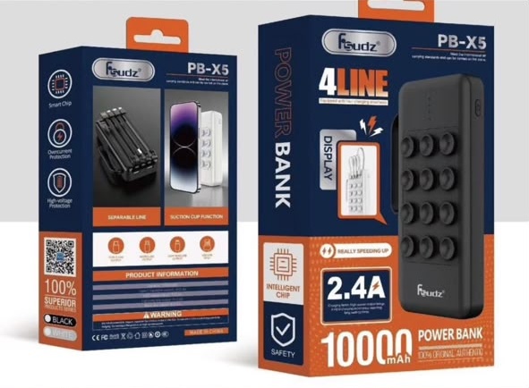Haudz PB-X5 10000mAh Power Bank