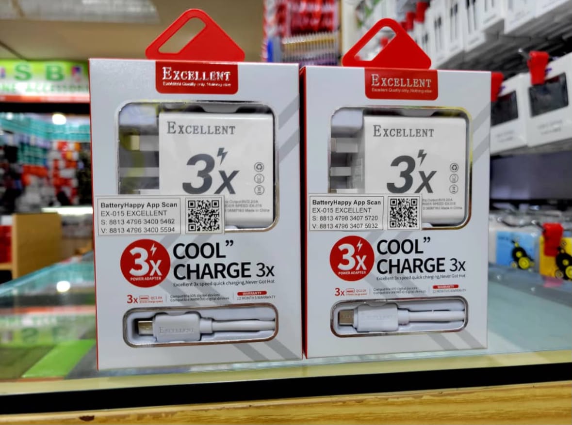 Excellent EX-015 3X Cool Charge Wall Charger